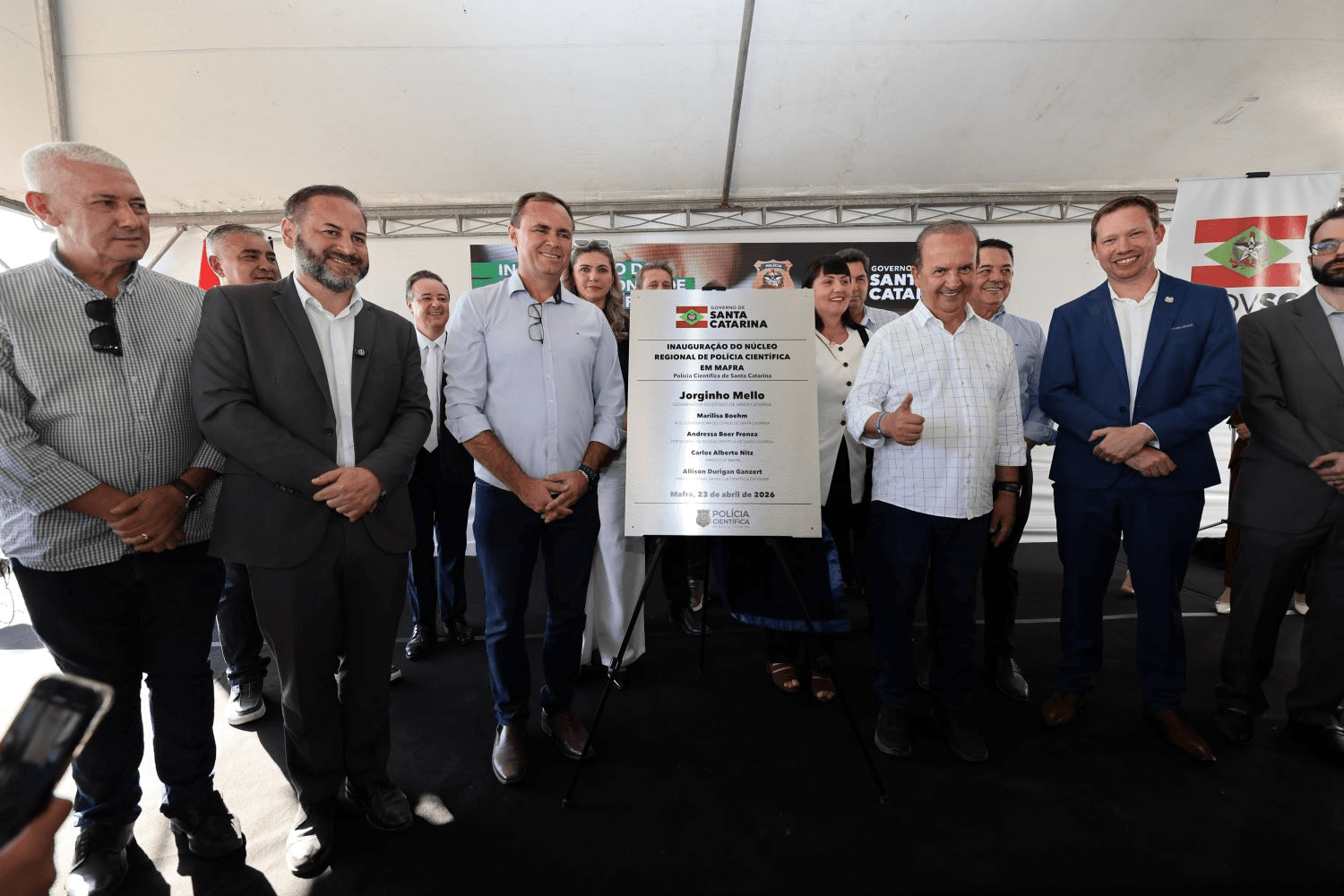 Mafra recebe novo Núcleo de Polícia Científica e investimentos milionários em infraestrutura
