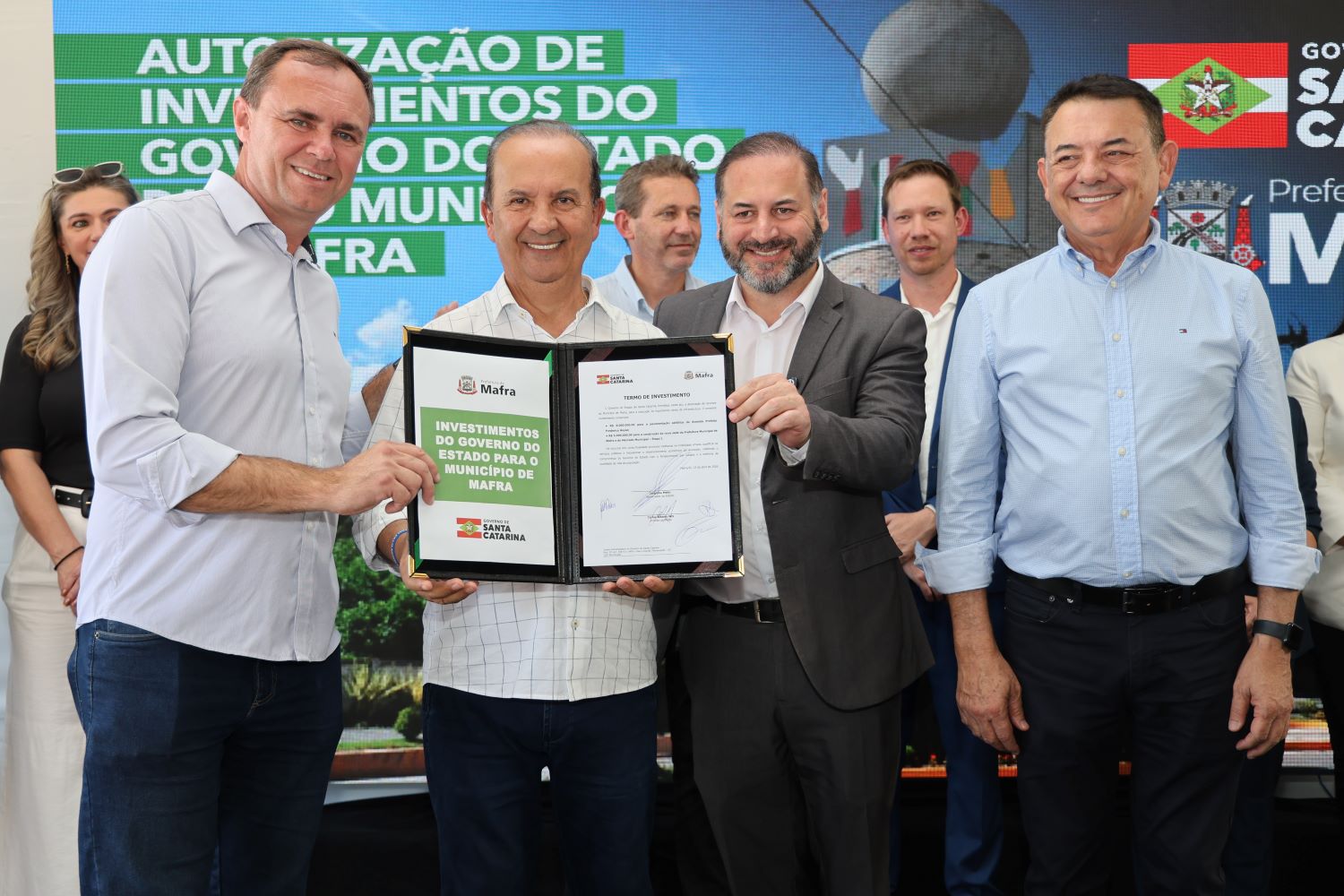 Mafra garante R$ 5 milhões para a construção da nova sede da Prefeitura e do Mercado Municipal